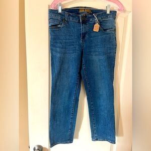 Kut from the Kloth Medium Wash Cropped Women's Denim Jeans Size 8